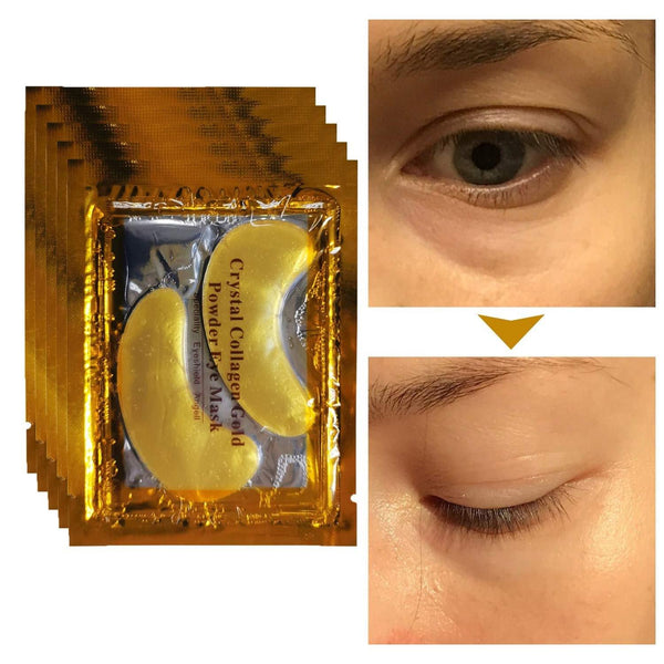 24k Gold Under Eye Mask For Puffy Eyes, Moisturizing & Anti-Aging - shop.greenmoon