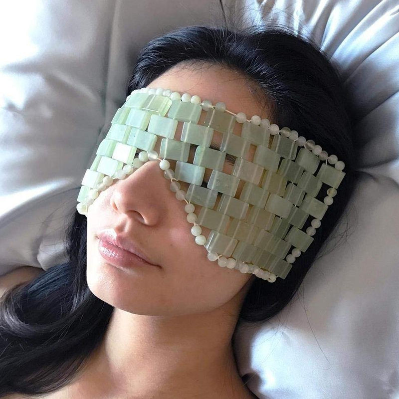 Natural Jade Anti-Puffiness & Anti-Aging Face Eye Mask - shop.greenmoon